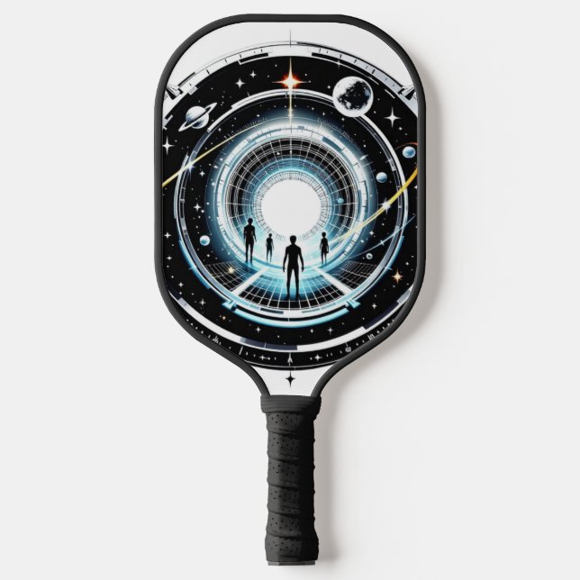 Kosmisches Portal Pickleball Schläger (Vorderseite)