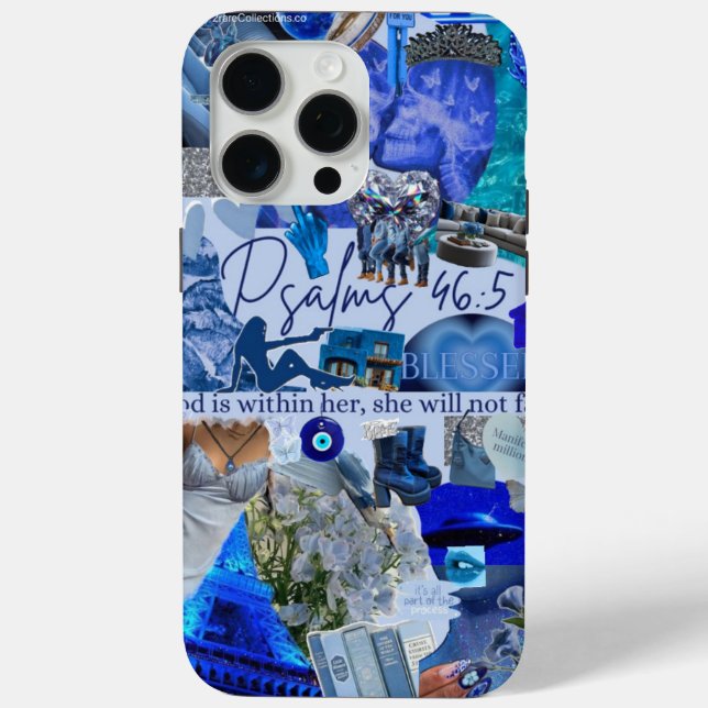 Kosmisches Psalmen-Collage-Aesthetic-iPhone-Case | Case-Mate iPhone Hülle (Rückseite)