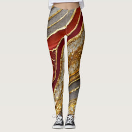 Kosmisches Rotes Universum für Weltraumliebhaber Leggings