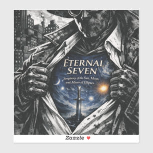 Kosmisches Schwert Fantasy Vinyl-Aufkleber Aufkleber