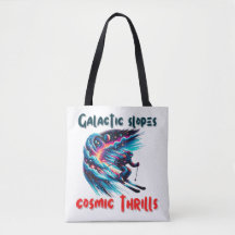 Kosmisches Skiabenteuer im Weltraum