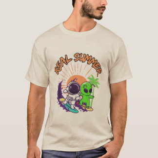 Kosmisches Sommerabenteuer T-Shirt