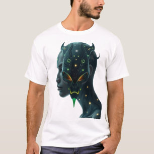 Kosmisches Stammesgefühl mit Astral Tattoos T-Shirt