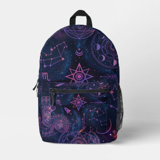 Kosmisches Streetwear Himmelsastrologie-Rucksack Bedruckter Rucksack