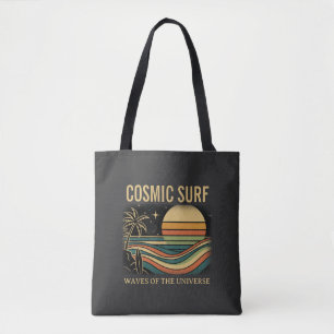 Kosmisches Surf Retro Wave • Vintage Sonnenunterga