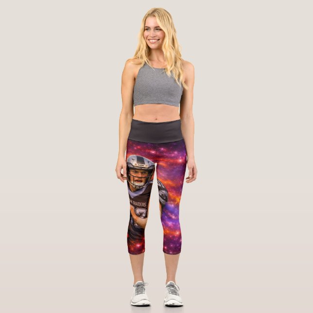 Kosmisches UEFA Capri Leggings (Vorderseite)