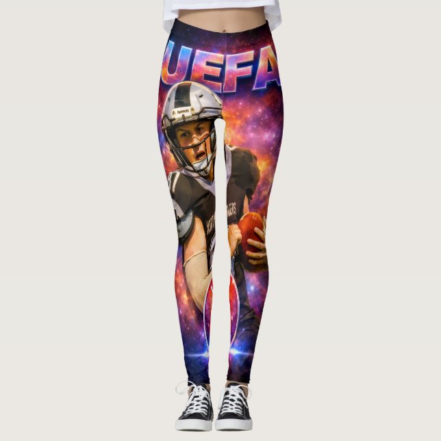 Kosmisches UEFA Leggings (Vorderseite)