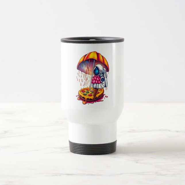 Kosmisches Verlangen - Astronautenstraum Reisebecher (Mittel)