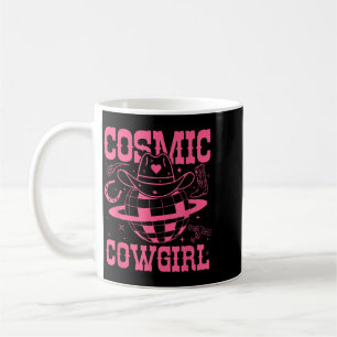 Kosmisches Weltraum-Cowgirls-Shirt Junggesellinnen Kaffeetasse