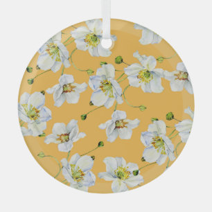 Kosmos, Aquarell, nahtlos, Blumenmuster. Ornament Aus Glas