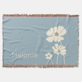 Kosmos-Blume Silhouetten Moderne Blumenmauer Decke