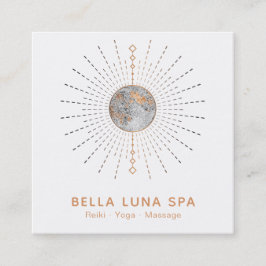 *~* Kosmos-Energie Rays Mond MondShaman Quadratische Visitenkarte