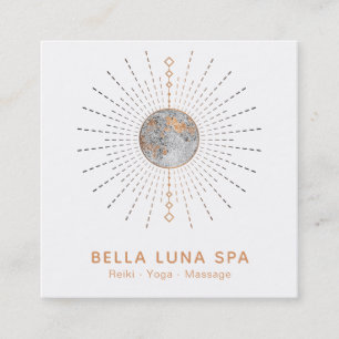 *~* Kosmos-Energie Rays Mond MondShaman Quadratische Visitenkarte