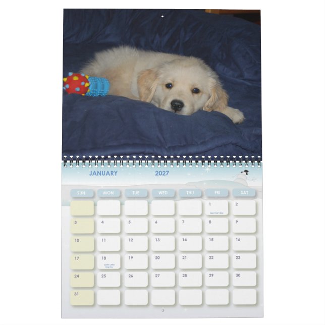 Kosmos erstes Jahr Kalender (Jan 2027)