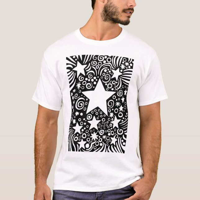 Kosmos - maßgeschneidert T-Shirt (Vorderseite)