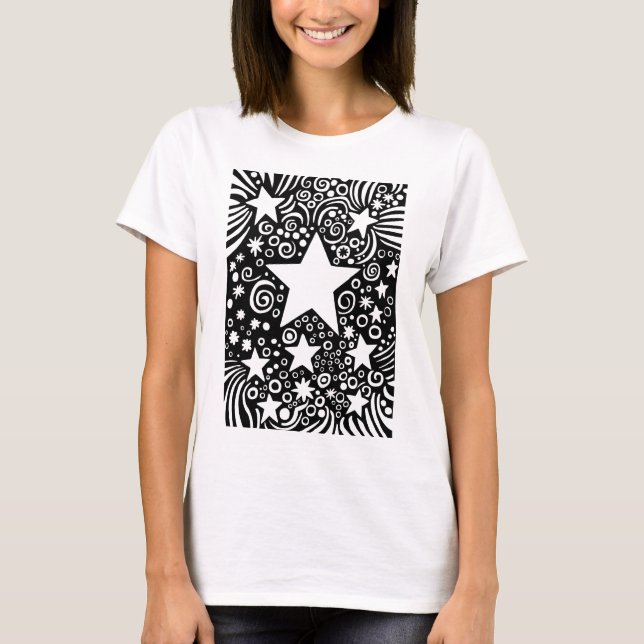 Kosmos - maßgeschneidert T-Shirt (Vorderseite)