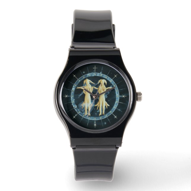 Kosmos-Sternzeichen Armbanduhr (Vorderseite)