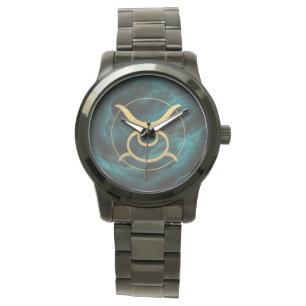Kosmos-Sternzeichen-Symbol Armbanduhr