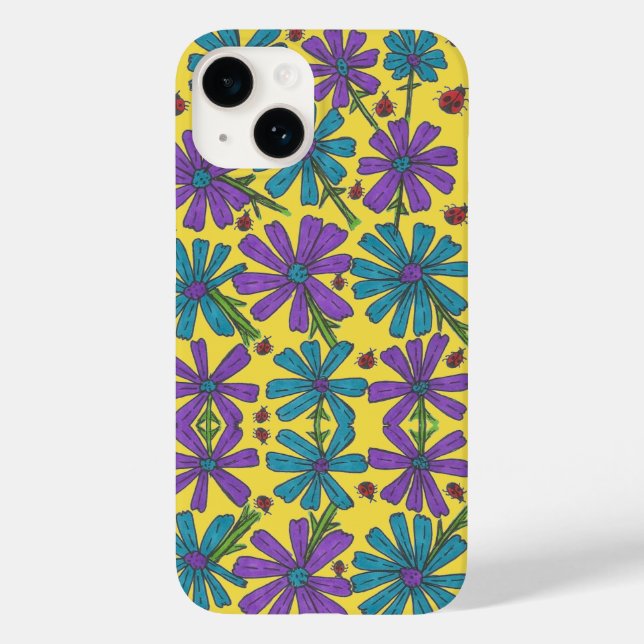 Kosmos und Lady Bugs Case-Mate iPhone Hülle (Rückseite)