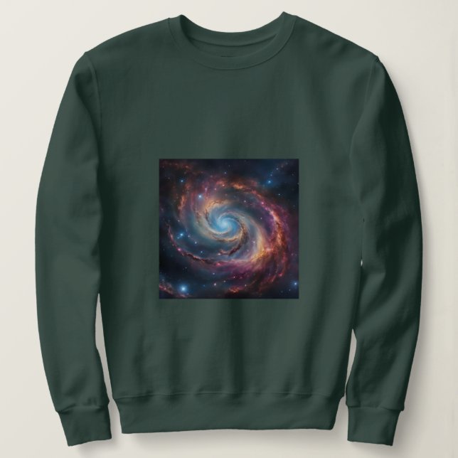 Kosmos und Planet-Sweatshirt Sweatshirt (Design vorne)
