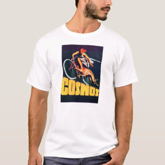 Kosmos-Windhund-Fahrrad T-Shirt