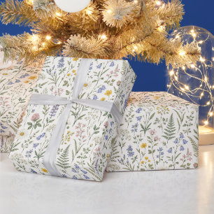 Kosmos zarter Stamm luftige Blumen elegant Natur b Geschenkpapier