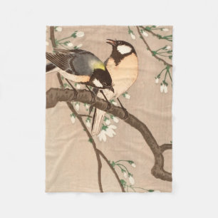 Koson Bird Chickadee Songbird Fleecedecke