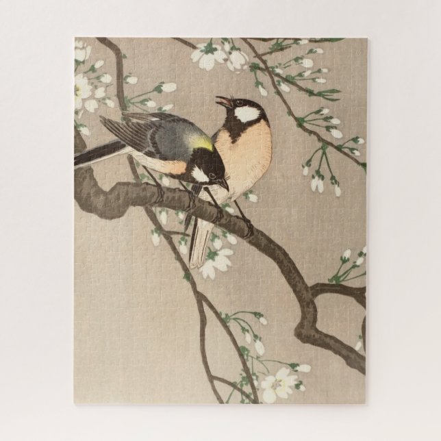 Koson Bird Chickadee Songbird Puzzle (Vertikal)