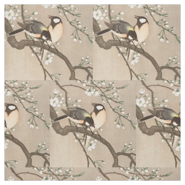 Koson Bird Chickadee Songbird Stoff (Muster)