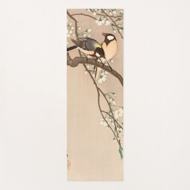 Koson Bird Chickadee Songbird Yogamatte (Vorderseite)