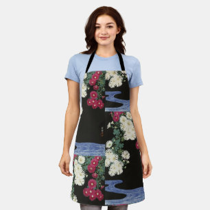 Koson Chrysanthemum Garden Japanische Blume Art Schürze