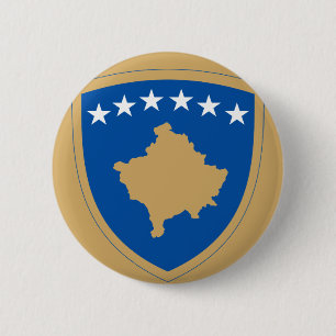 Kosovo-Emblem-Anstecknadel Button