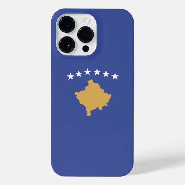 Kosovo-Flagge iPhone Hülle (Rückseite)