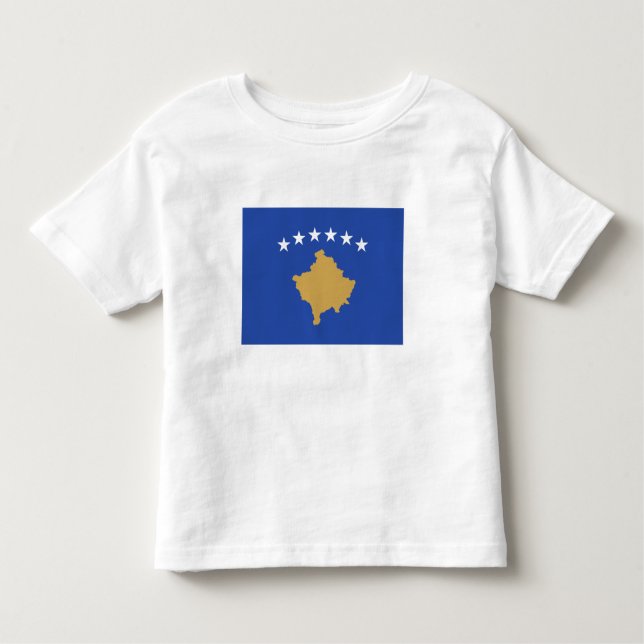 Kosovo-Flagge Kleinkind T-shirt (Vorderseite)