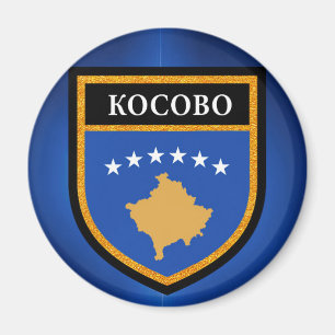 Kosovo-Flagge Magnet