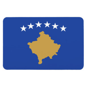 Kosovo-Flagge Magnet