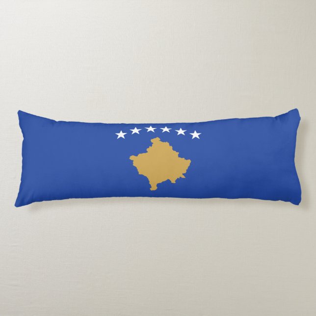 Kosovo-Flagge Seitenschläferkissen (Vorderseite)