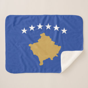 Kosovo-Flagge Sherpadecke