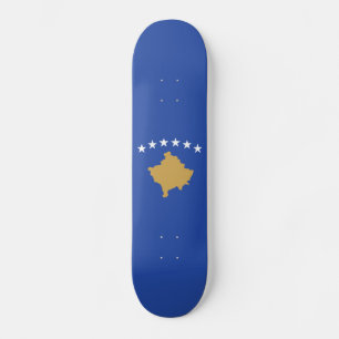 Kosovo-Flagge Skateboard