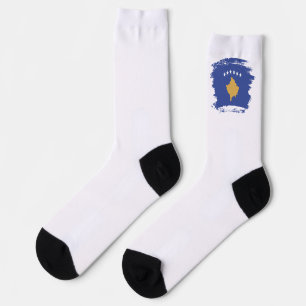 Kosovo-Flagge Socken