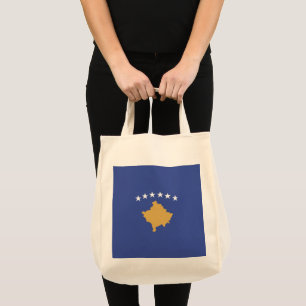 Kosovo-Flagge Tragetasche