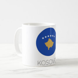Kosovo-Flaggen-Reisebecher Kaffeetasse