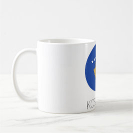 Kosovo-Flaggen-Reisebecher Kaffeetasse