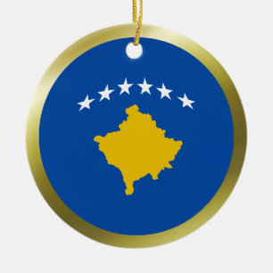 Kosovo-Flaggenordnung Keramik Ornament