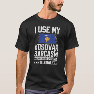 Kosovo-Flaggenstaaten für Kosovaren Männer und Fra T-Shirt