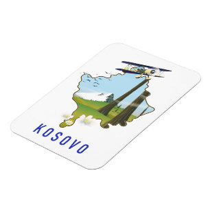 Kosovo-Karte Magnet