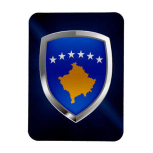 Kosovo-Metallic-Emblem Magnet