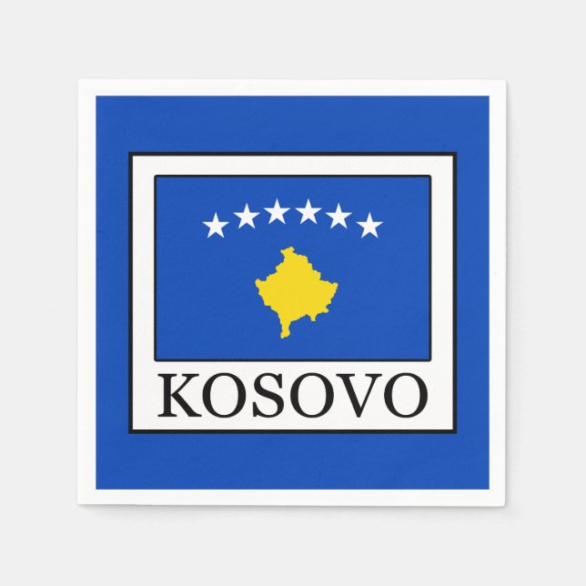 Kosovo Serviette (Vorderseite)