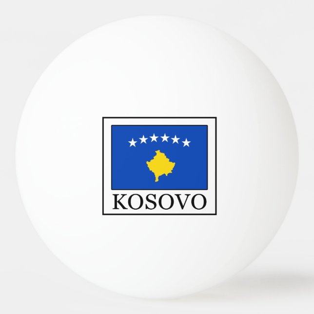 Kosovo Tischtennisball (Vorderseite)