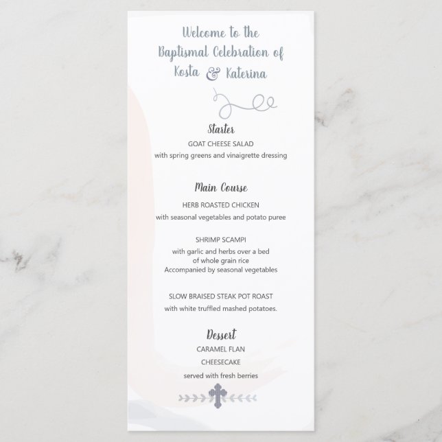 Kosta & Katerina Menü Menükarte (Vorderseite)